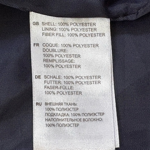 Oak Hill Puffer Shacket Navy Blue Jacket Men 1XLT Tall - Picture 5 of 9